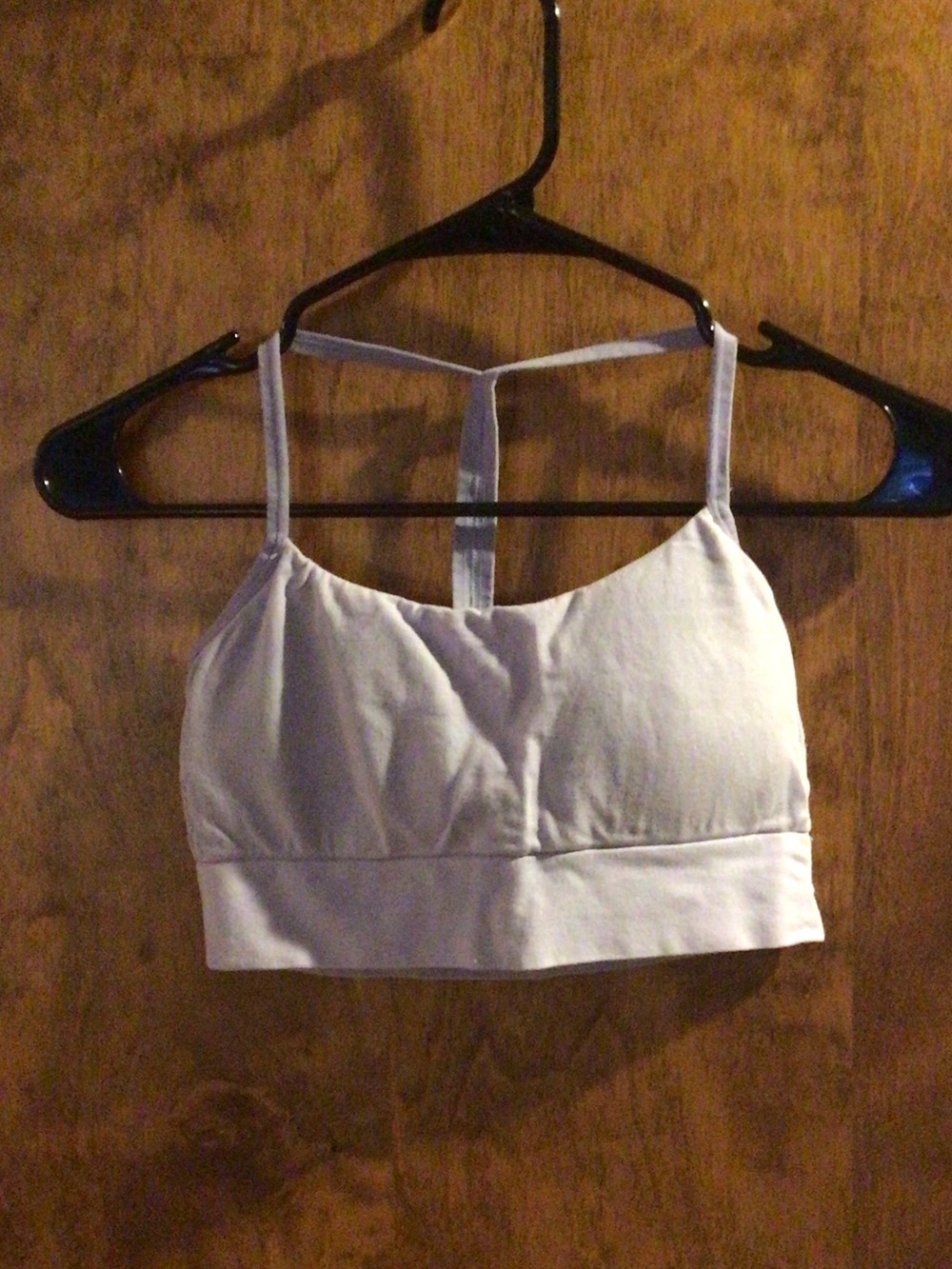 Auden Light Gray T-Back Sports Bralette